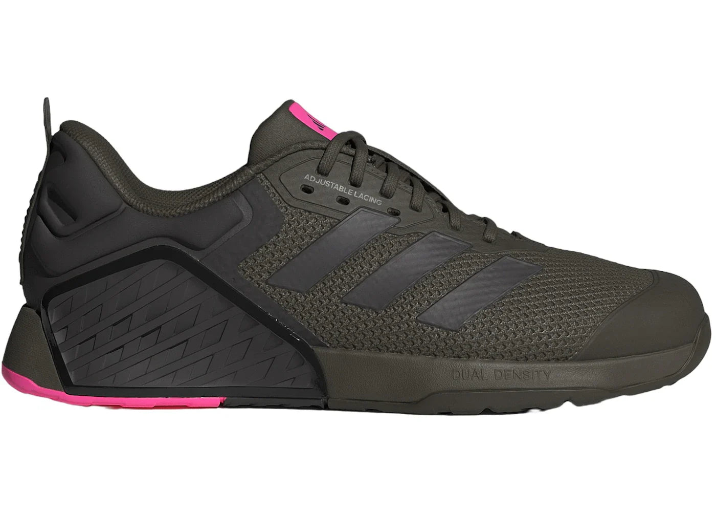 adidas Dropset 3 Shadow Olive Core Black Lucid Pink