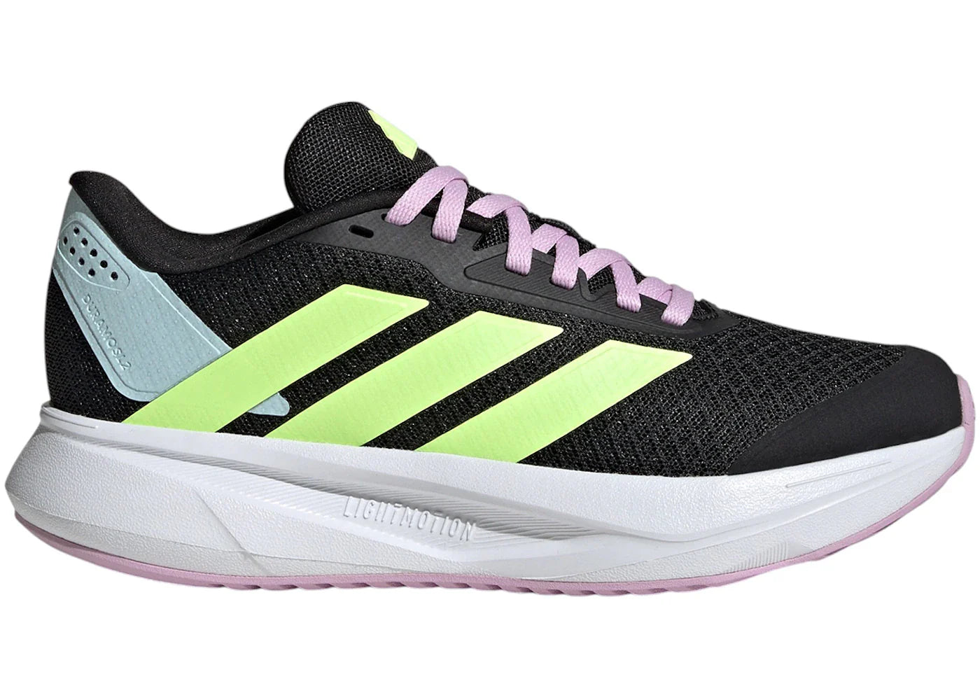 adidas Duramo SL Core Black Hi-Res Yellow Bliss Lilac (TD)