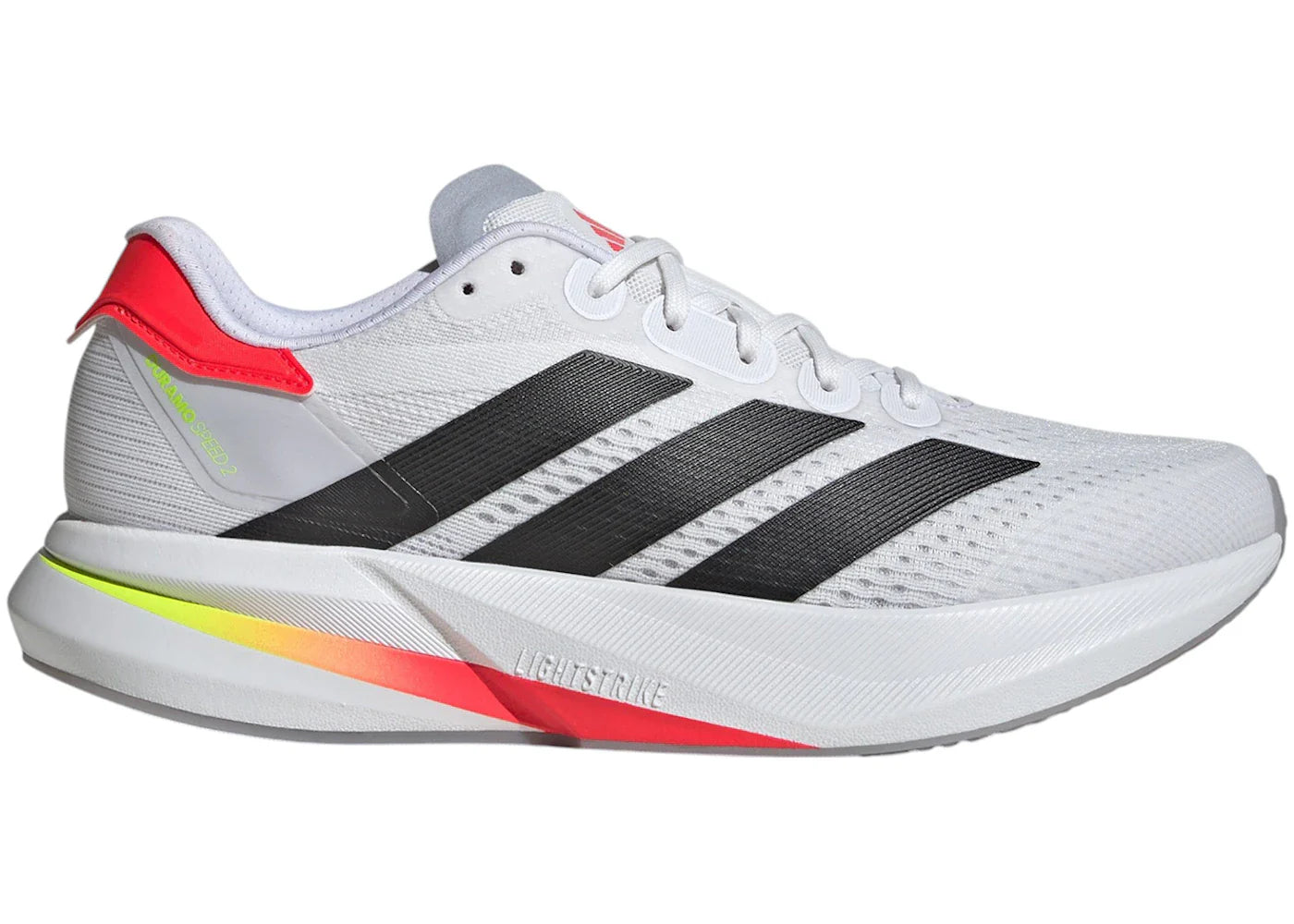 adidas Duramo Speed Cloud White Core Black Lucid Red