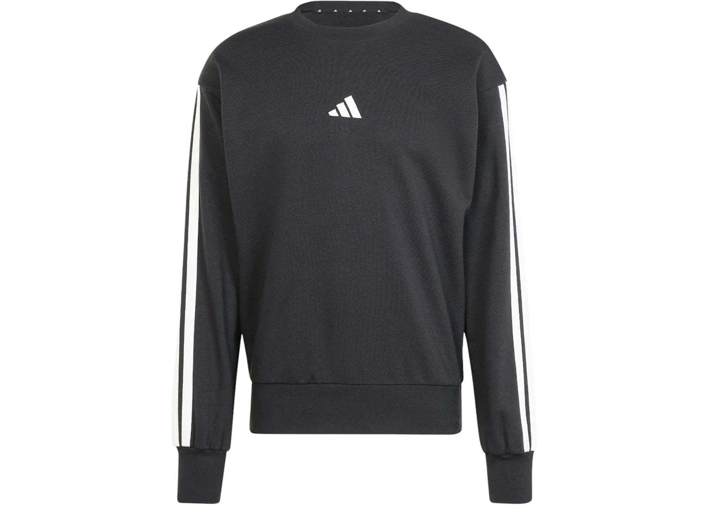 adidas Essentials 3-Stripes French Terry Sweatshirt Black/White