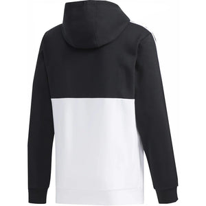 adidas Essentials Colorblock Pullover Hoodie White/Black