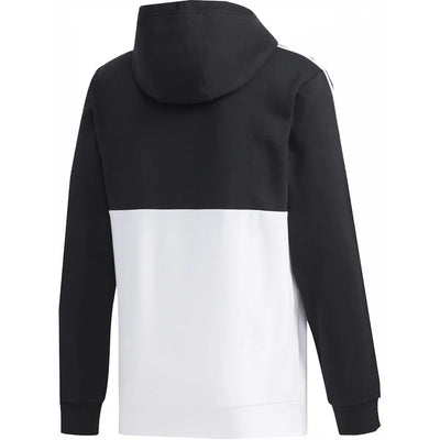 adidas Essentials Colorblock Pullover Hoodie White/Black