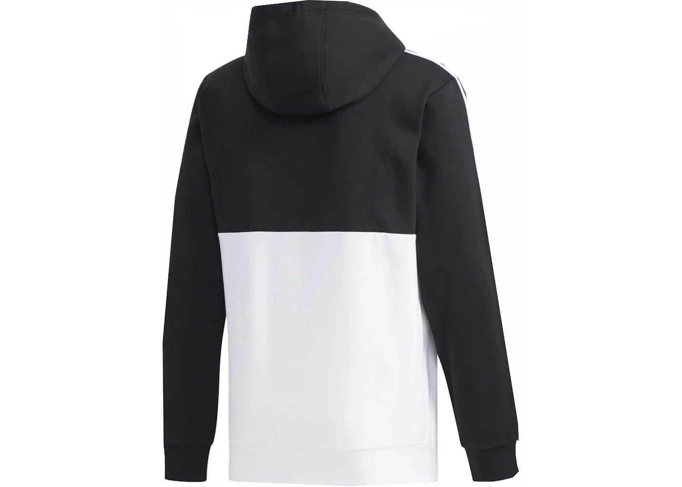 adidas Essentials Colorblock Pullover Hoodie White/Black