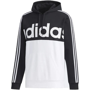 adidas Essentials Colorblock Pullover Hoodie White/Black