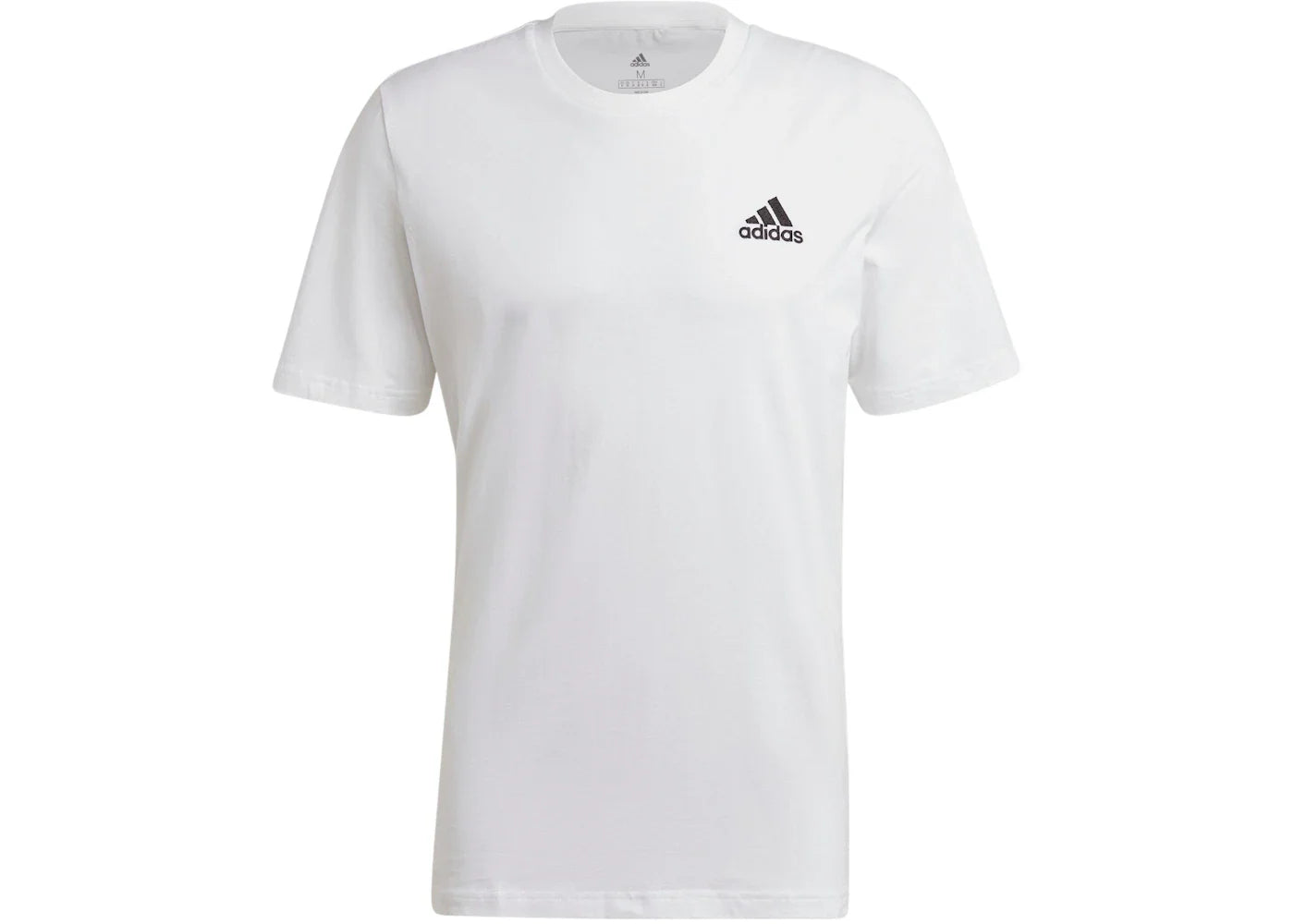 adidas Essentials Embroidered Small Logo T-Shirt White/Black