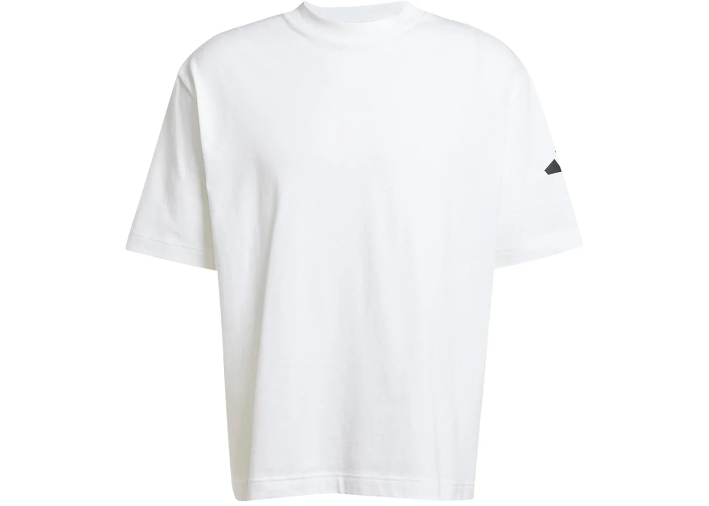 adidas Essentials Loose Fit 3 Bar Logo T-Shirt White/Black
