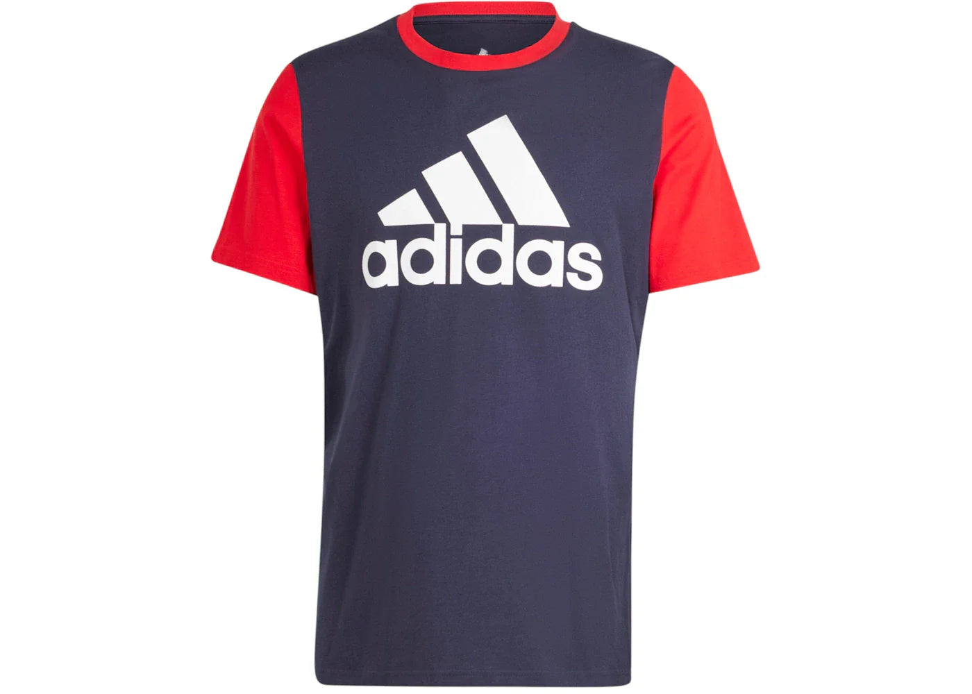 adidas Essentials Single Jersey Big Logo T-Shirt Legend Ink/Better Scarlet
