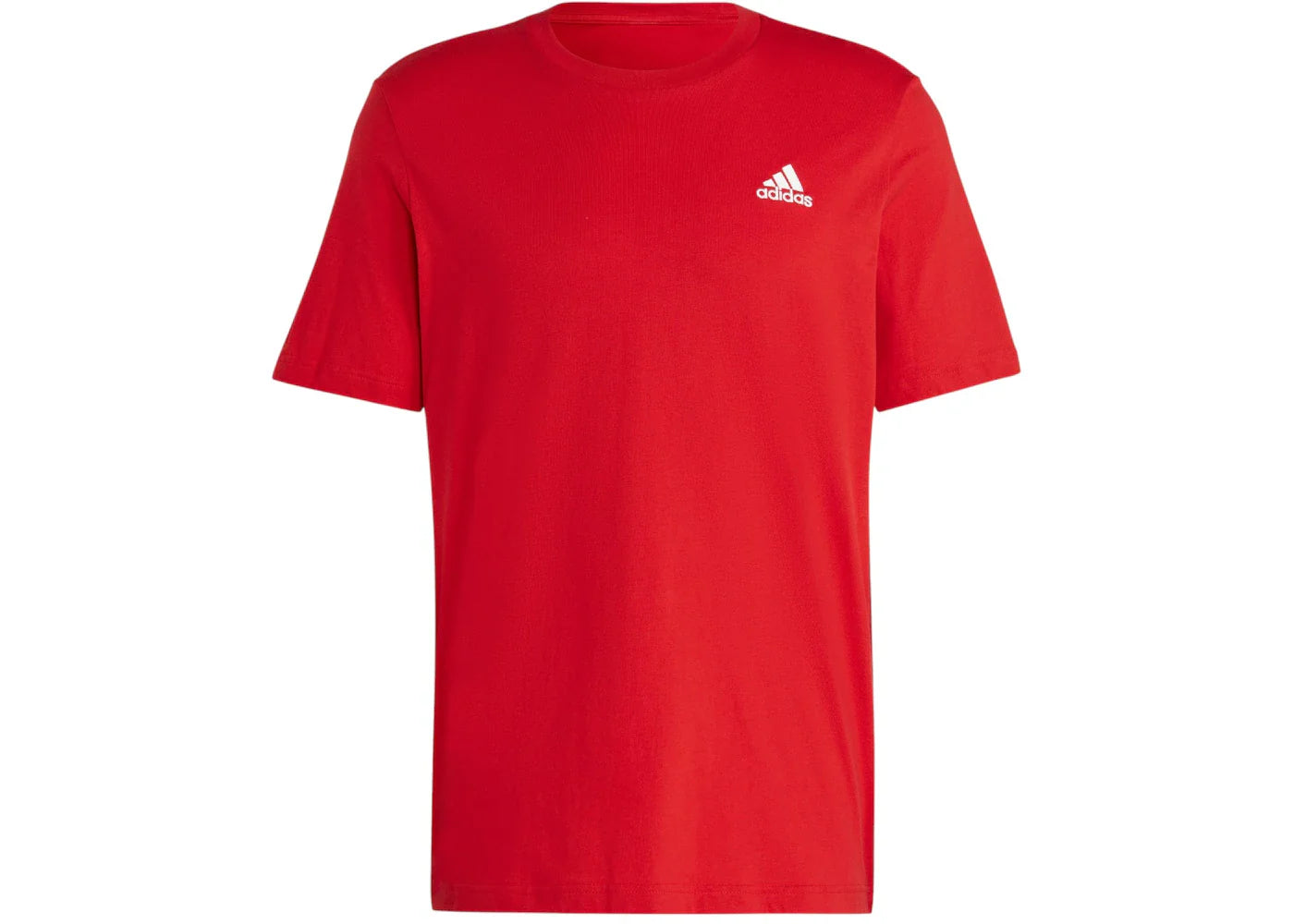 adidas Essentials Single Jersey Embroidered Small Logo T-Shirt Better Scarlet