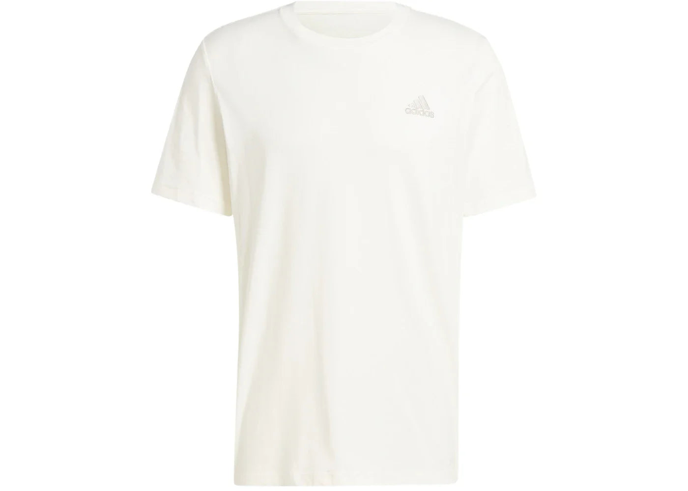adidas Essentials Single Jersey Embroidered Small Logo T-Shirt Off White