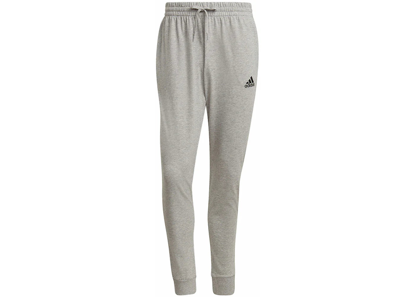 adidas Essentials Single Jersey Tapered Cuff Pants Medium Grey Heather