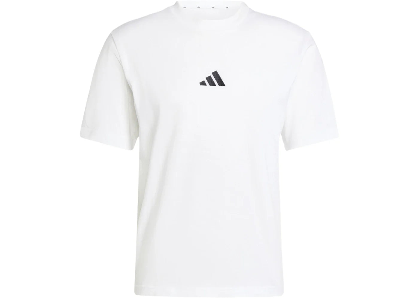 adidas Essentials Small Logo Single Jersey T-Shirt White/Black