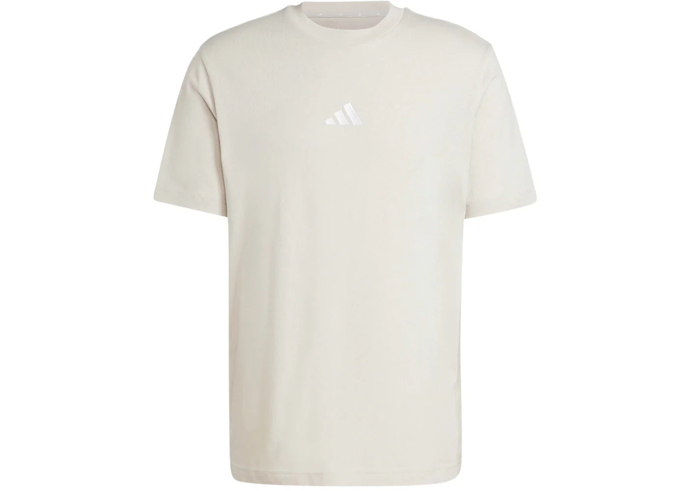 adidas Essentials Small Logo Single Jersey T-Shirt Wonder Alumina/White