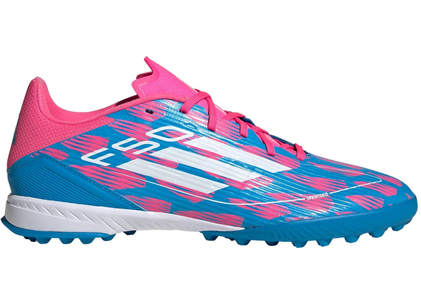adidas F50 League Turf Solar Blue Cloud White Solar Pink