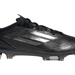 adidas F50 Pro FG Core Black Iron Metallic Gold Metallic