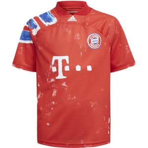 adidas FC Bayern Human Race Kids Jersey True Red/White