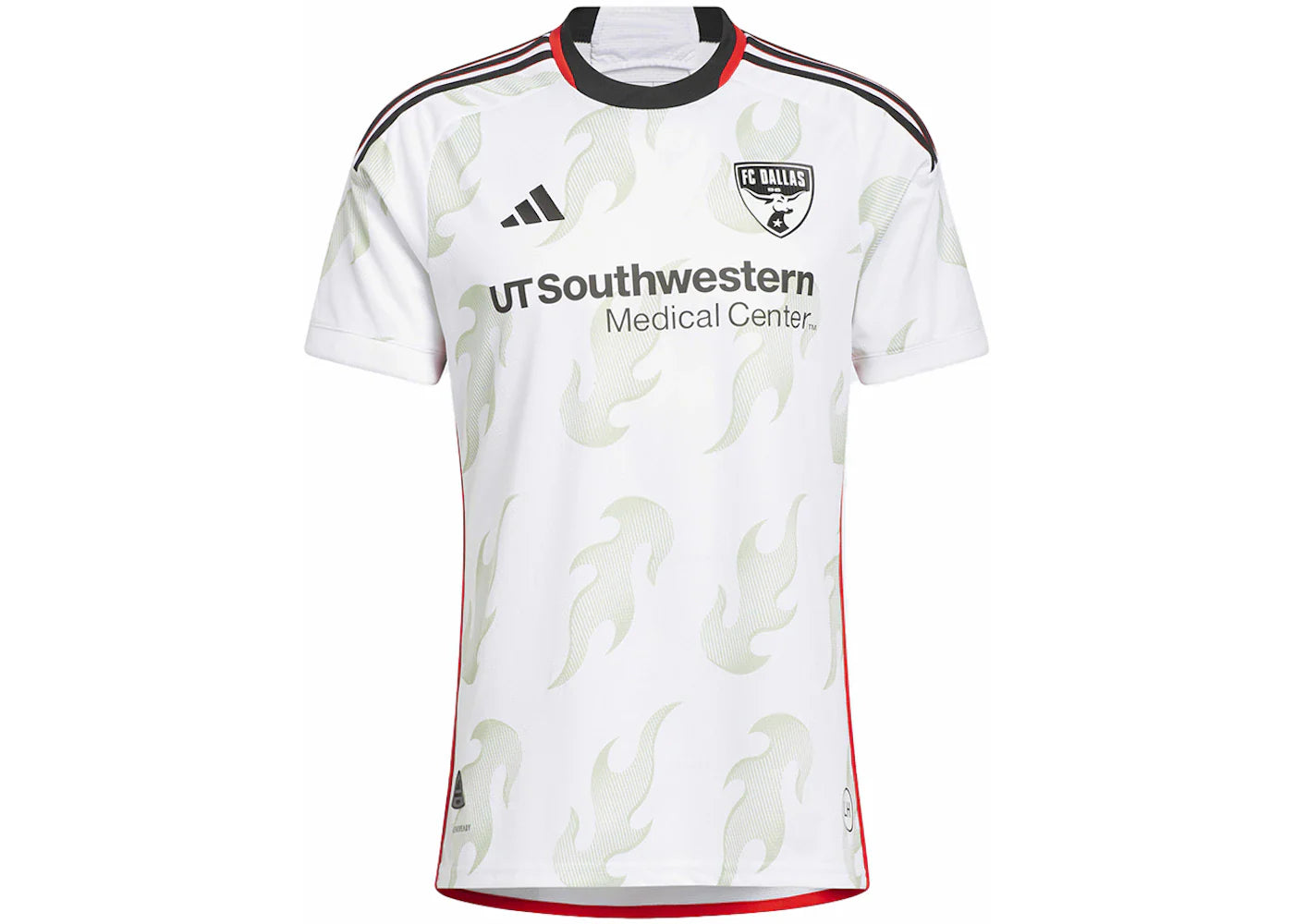 adidas FC Dallas 23/24 Away Authentic Jersey White/Black