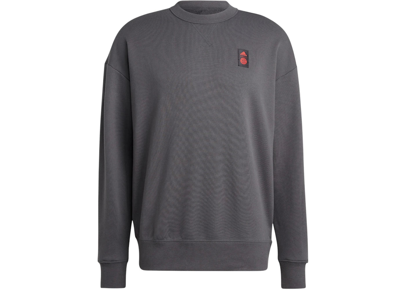 adidas Fc Bayern Lifestyler Crew Sweatshirt Grey Six
