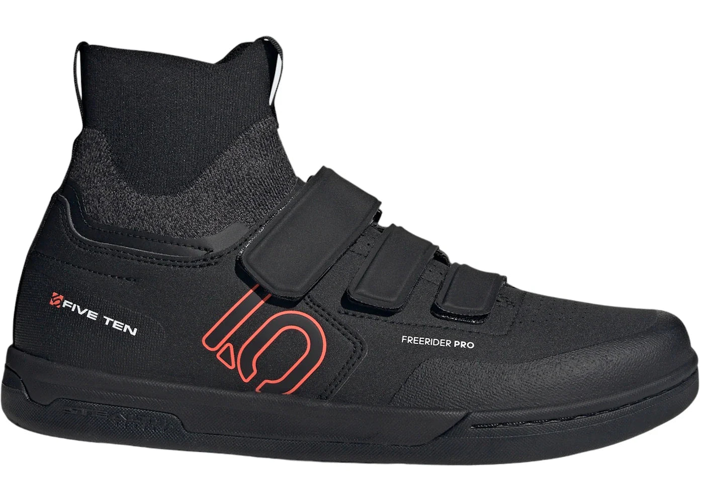 adidas Five Ten Freerider Pro Mid Core Black Solar Red Grey Three