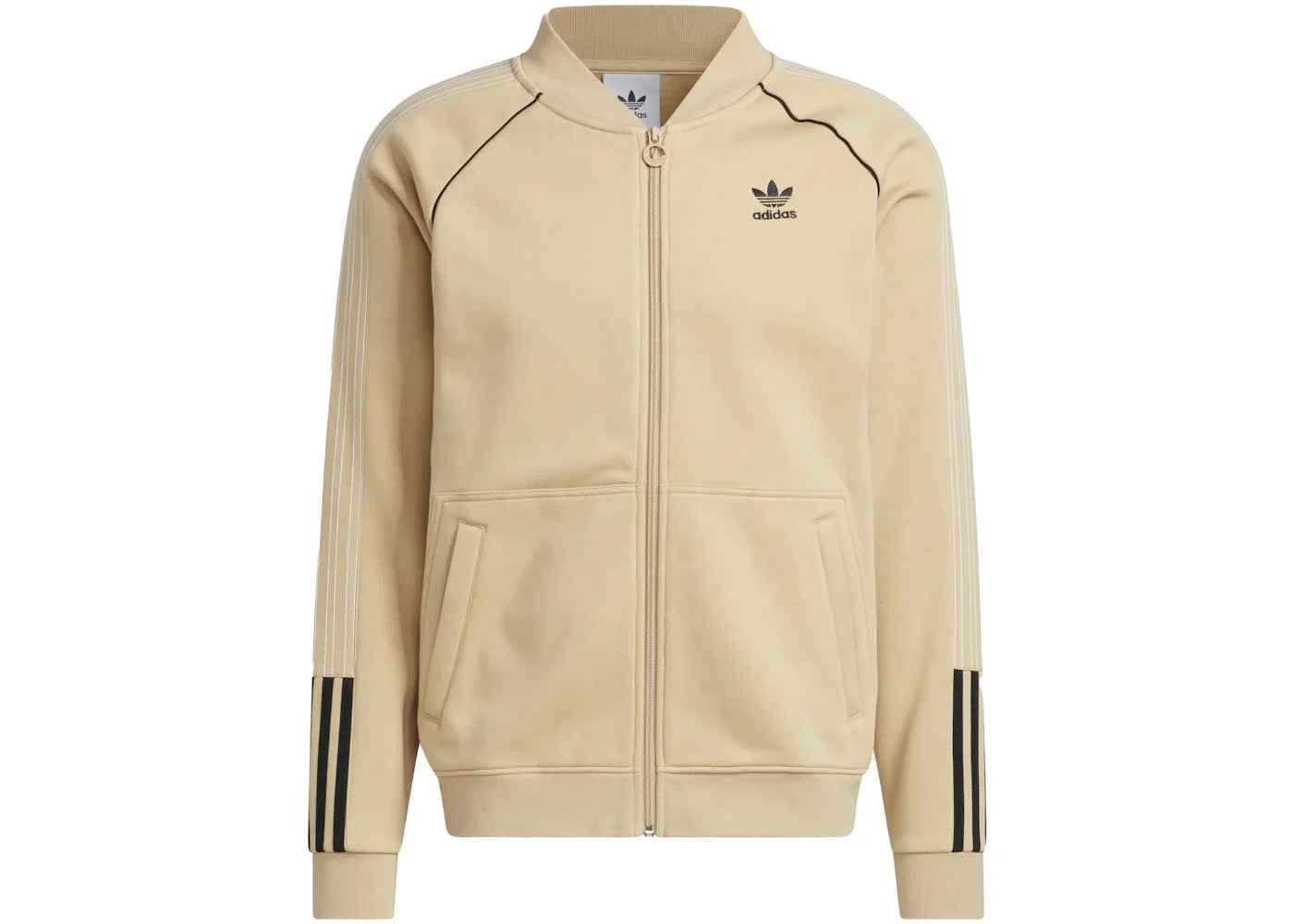 adidas Fleece SST Track Jacket Magic Beige/Black