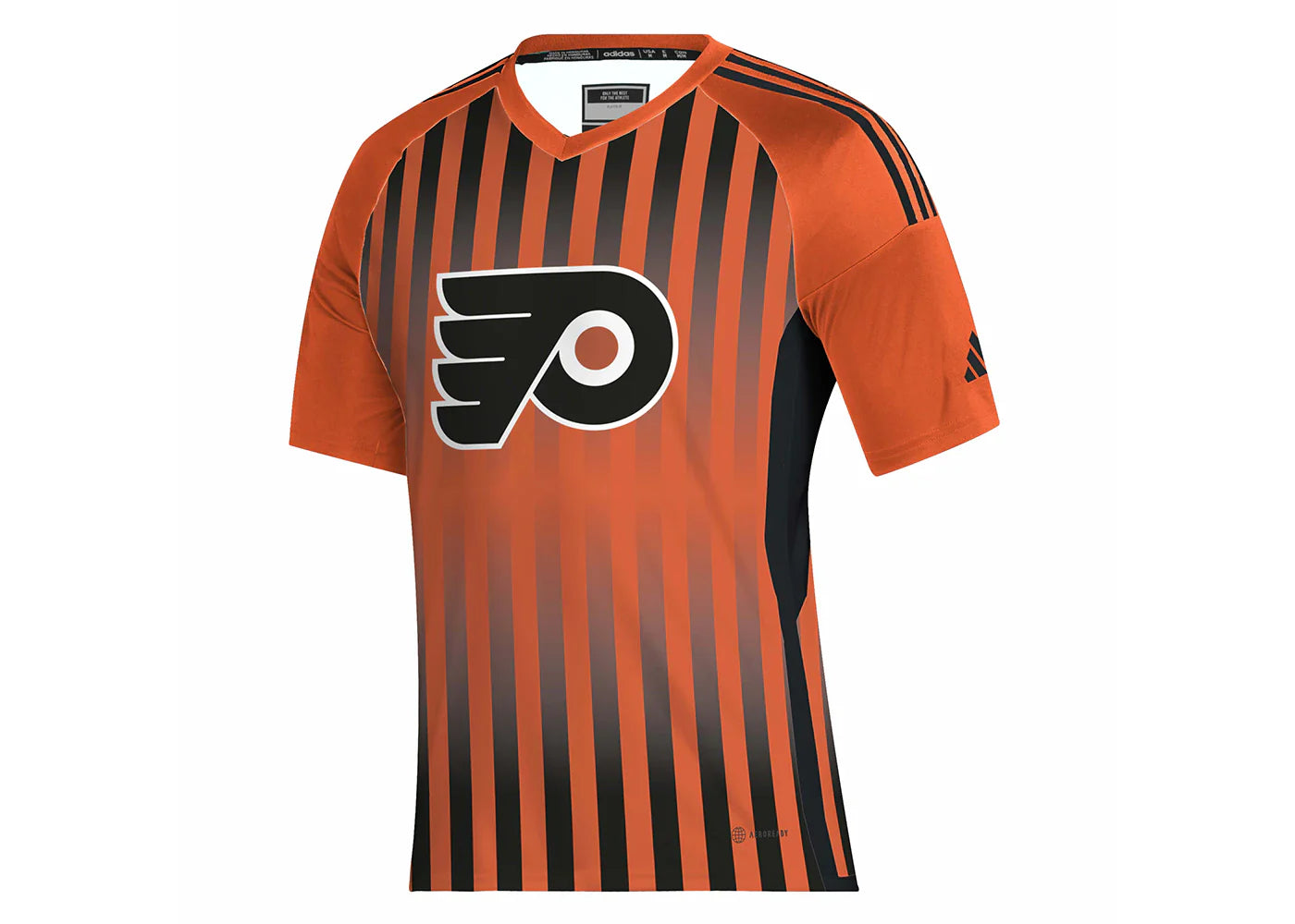 adidas Flyers Hockey Tee Team Orange/Black/Multi