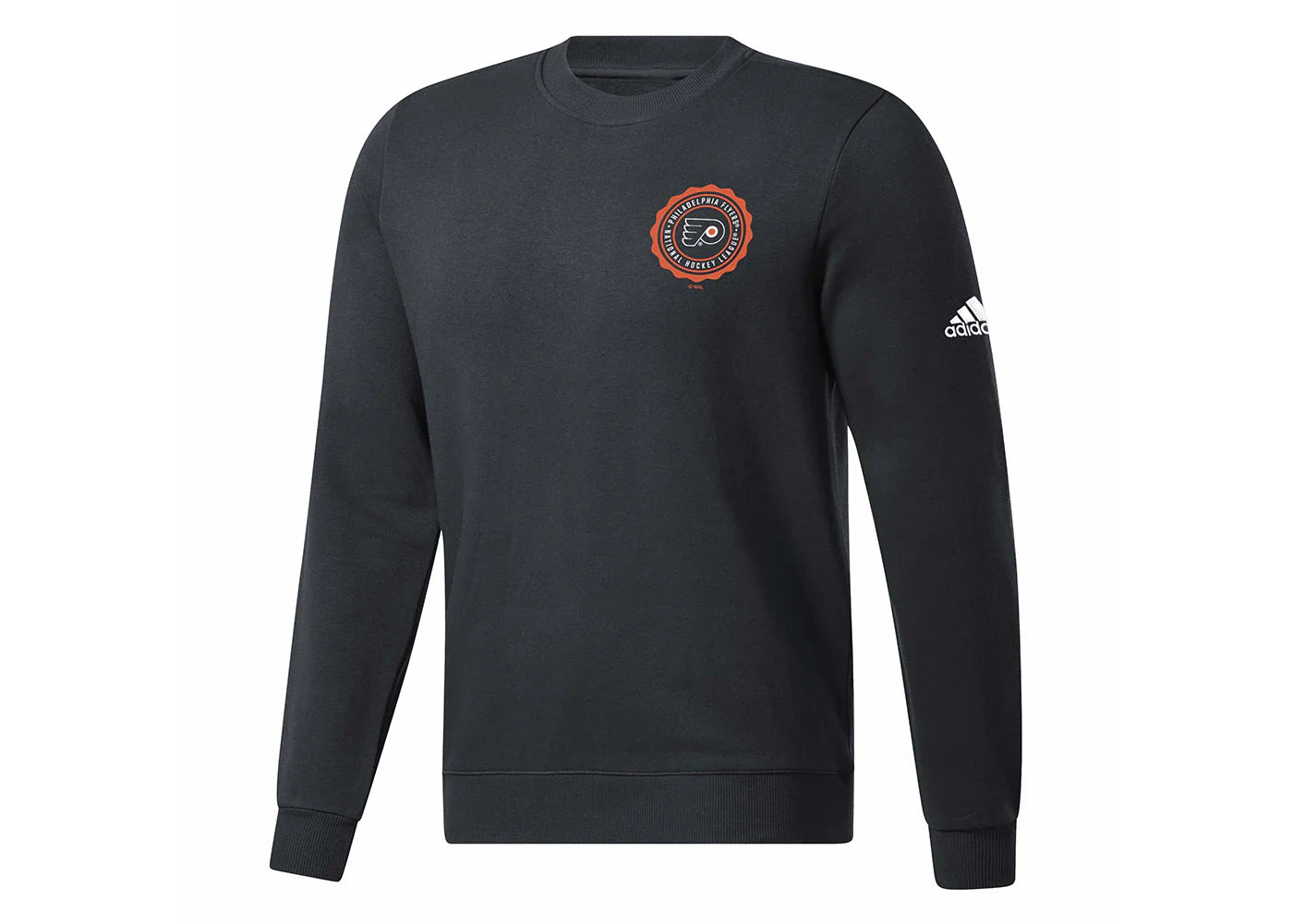 adidas Flyers Ice Hockey Long Sleeve Sweatshirt Black/White/Multi