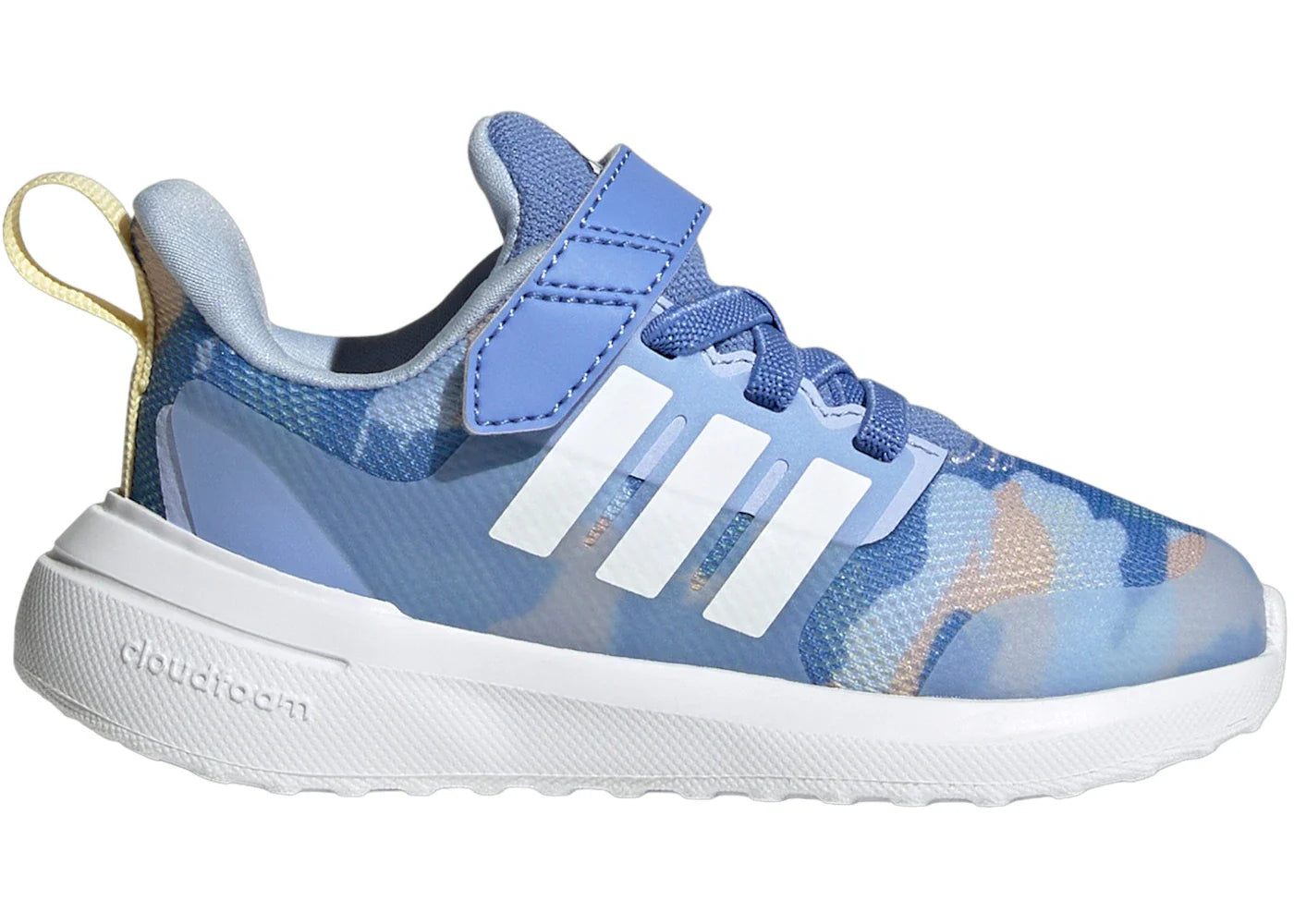 adidas Fortarun 2.0 Cloudfoam Top Strap Blue Fusion Cloud White Almost Yellow (TD)