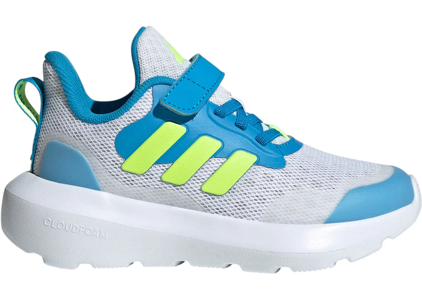 adidas Fortarun 2.0 Dash Grey Lucid Lemon Solar Blue (PS)