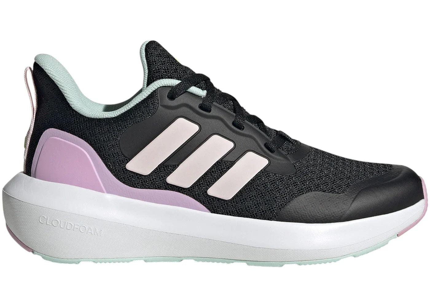 adidas Fortarun 3.0 Core Black Clear Pink Bliss Lilac (GS)