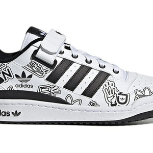 adidas Forum 84 Low Bold Graphics White Black