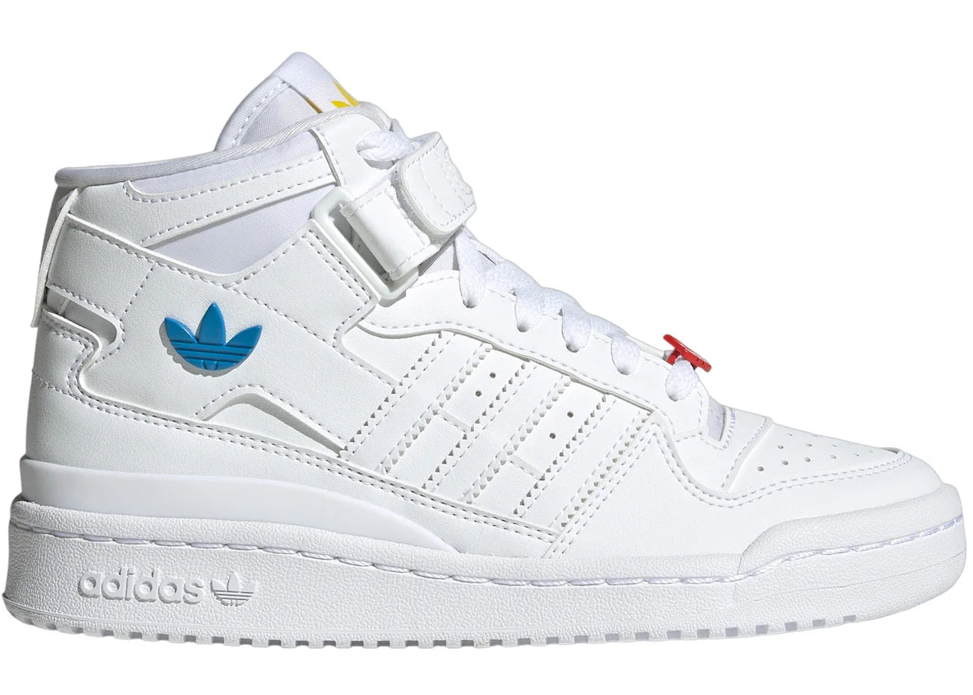 adidas Forum Cloud White Red Bright Blue (GS)
