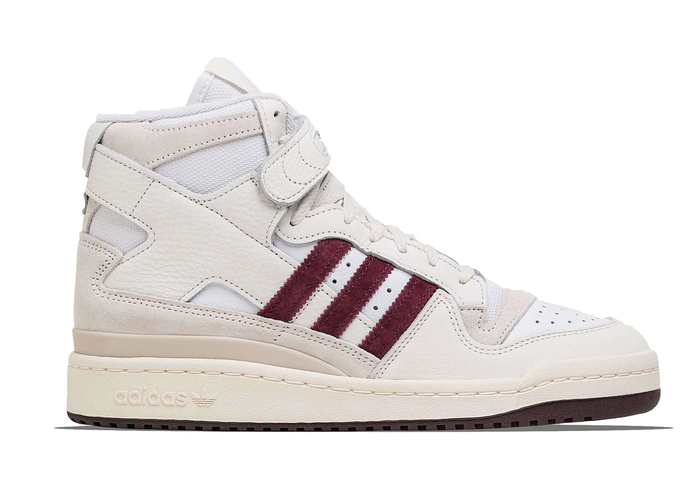adidas Forum Hi Packer White Maroon