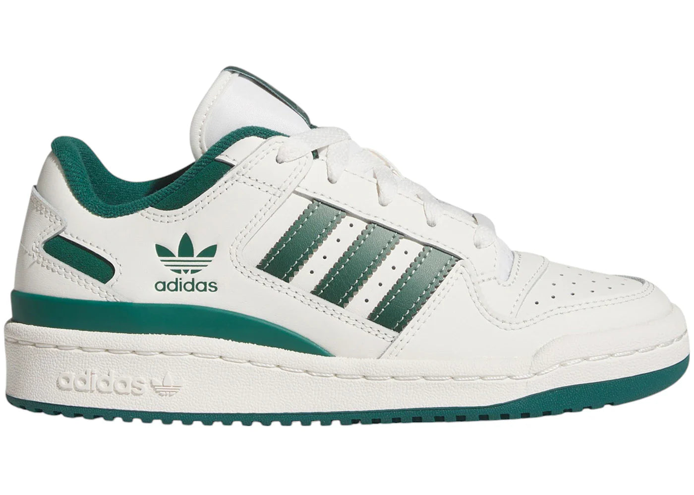 adidas Forum Low CL Cloud White Collegiate Green Silver Green (GS)