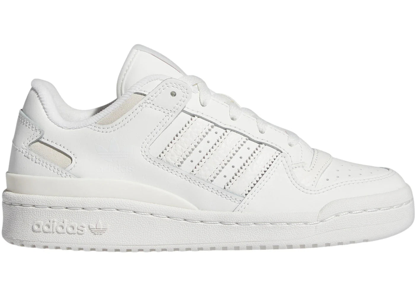 adidas Forum Low CL Core White Cloud White Grey One (GS)