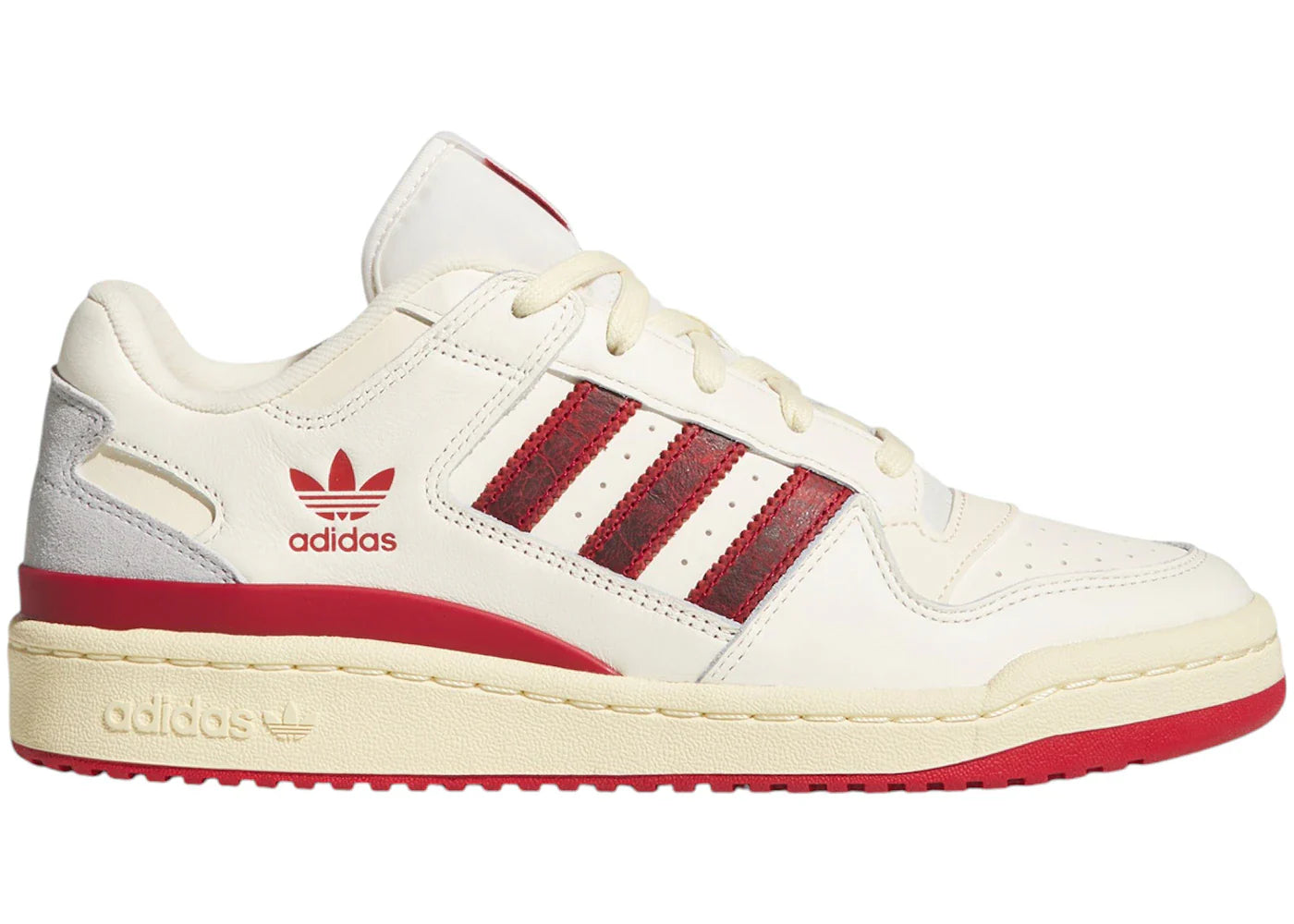 adidas Forum Low CL Cream White Team Power Red 2 Warm Vanilla