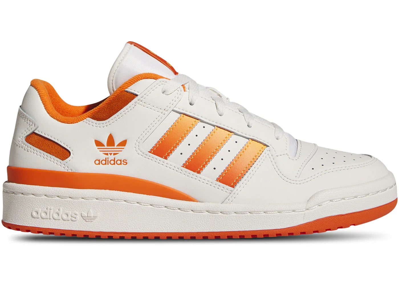 adidas Forum Low CL White Real Gold Orange