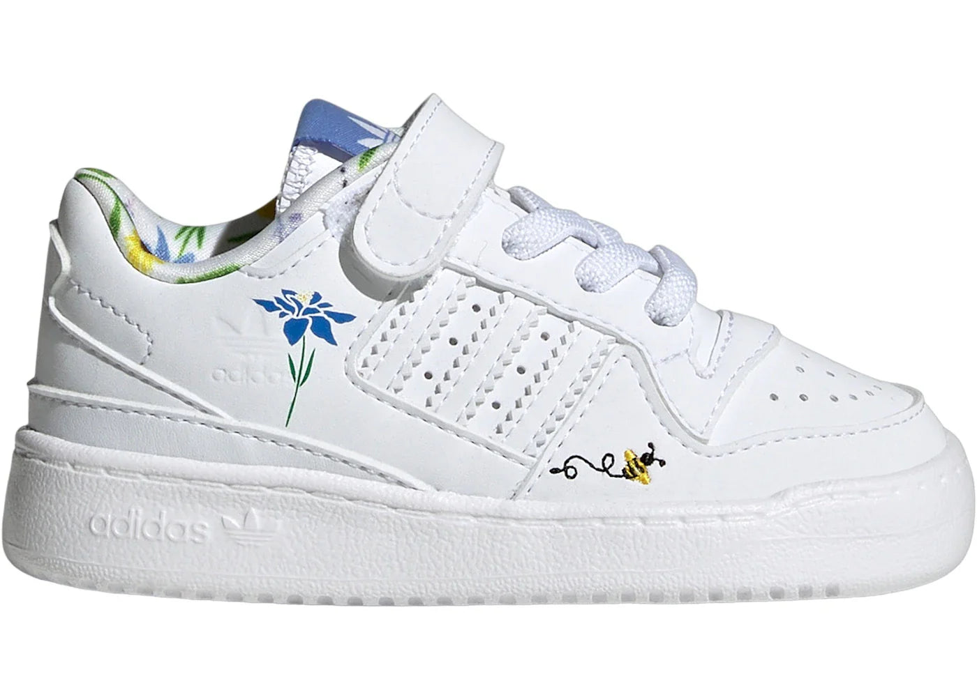 adidas Forum Low Cloud White Blue Fusion Green (TD)