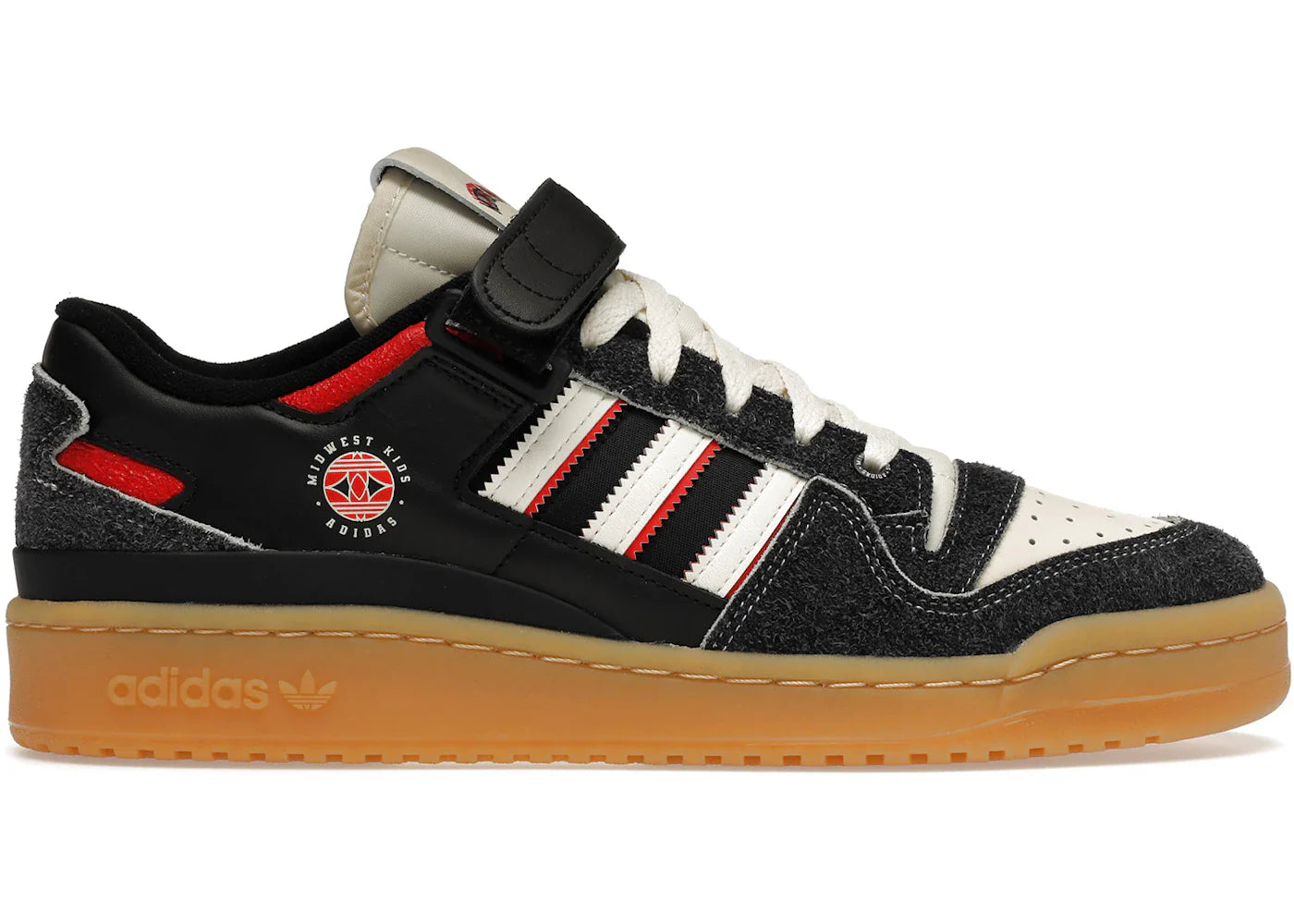 adidas Forum Low Midwest Kids Black Gum
