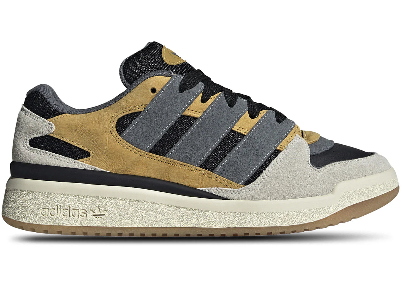 adidas Forum Puffed Black Oat Off White