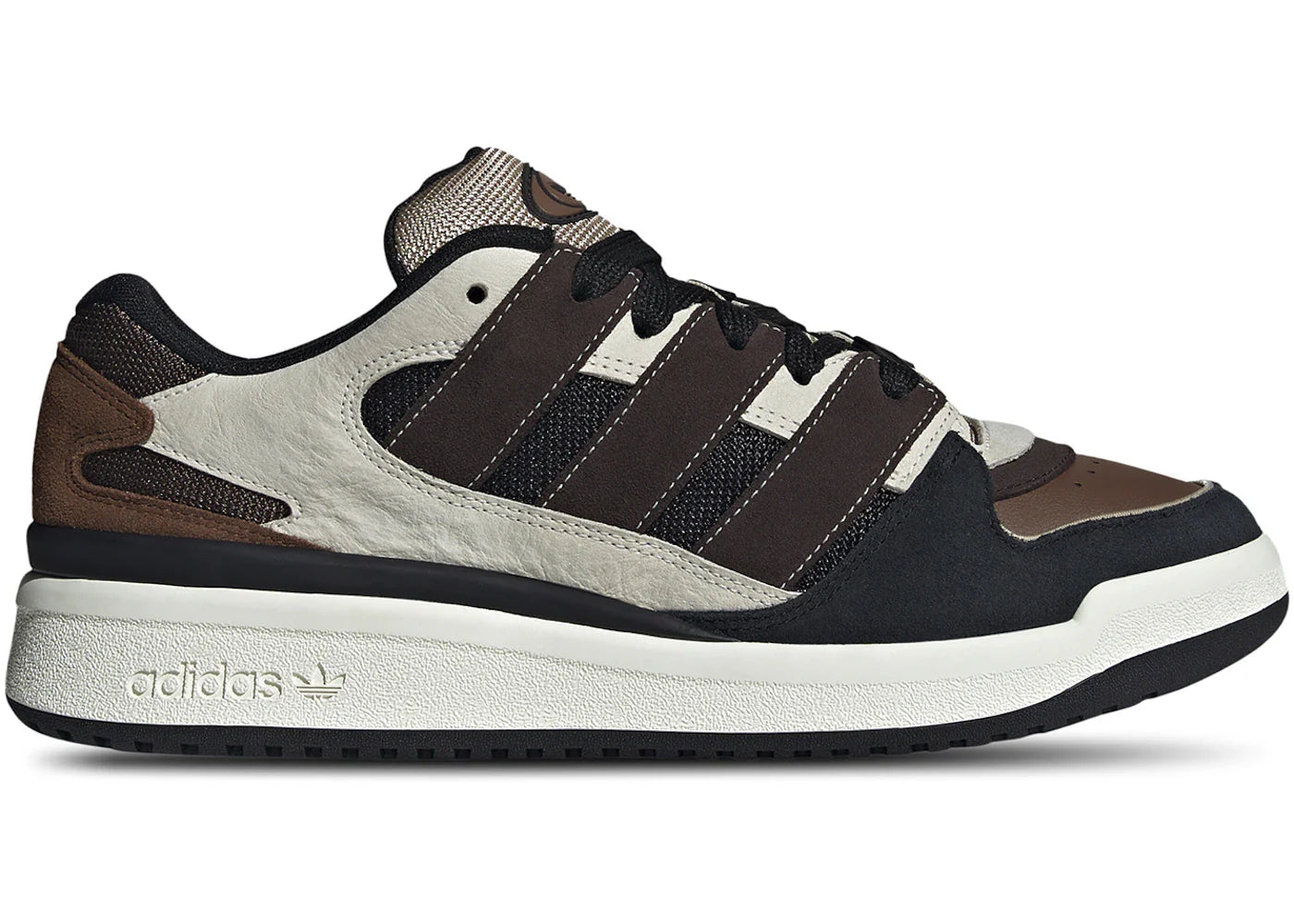 adidas Forum Puffed Off White Dark Brown Black