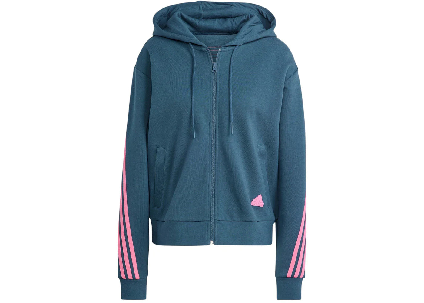 adidas Future Icons 3-Stripes Full-Zip Hoodie Arctic Night