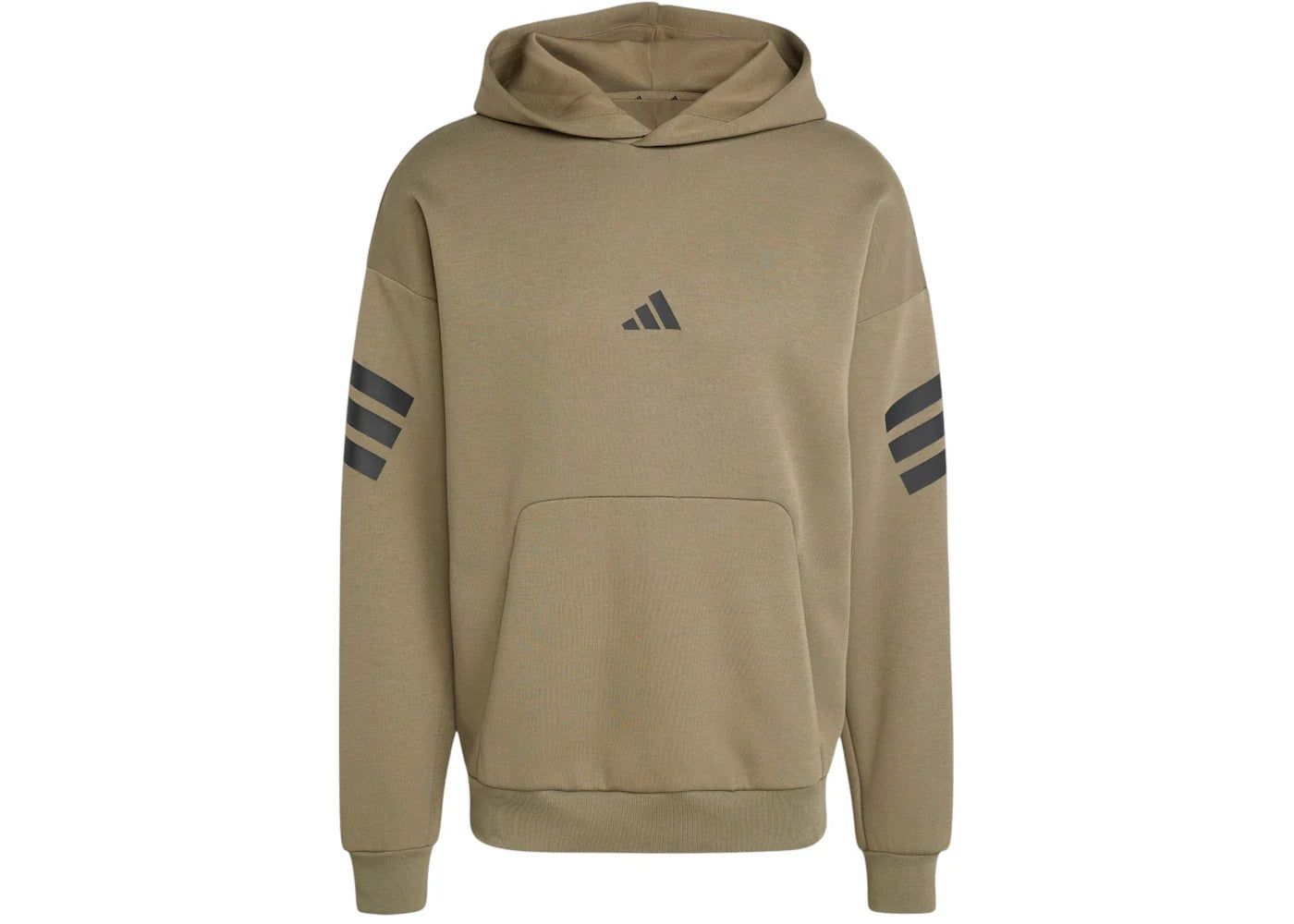 adidas Future Icons 3-Stripes Hoodie Olive Strata