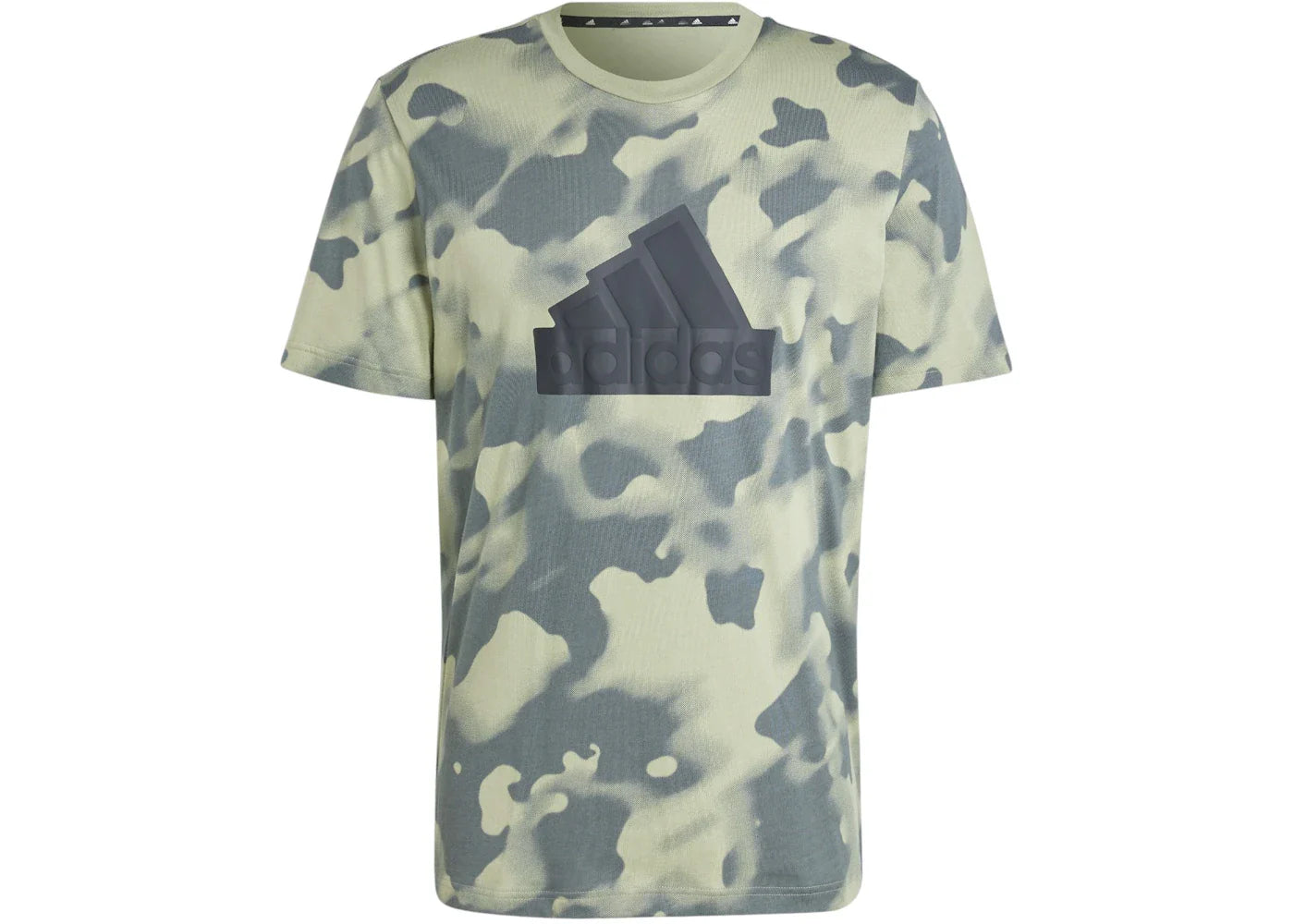 adidas Future Icons Badge Of Allover Print T-Shirt Multicolor/Tent Green