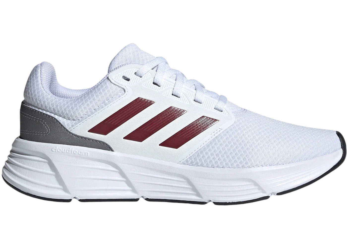 adidas Galaxy 6 Cloud White Shadow Red Iron Metallic