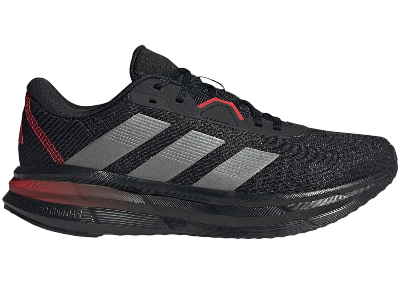 adidas Galaxy 7 Core Black Iron Metallic Better Scarlet