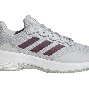 adidas Gamecourt 2.0 Grey Aurora Met. Core White (Women's)