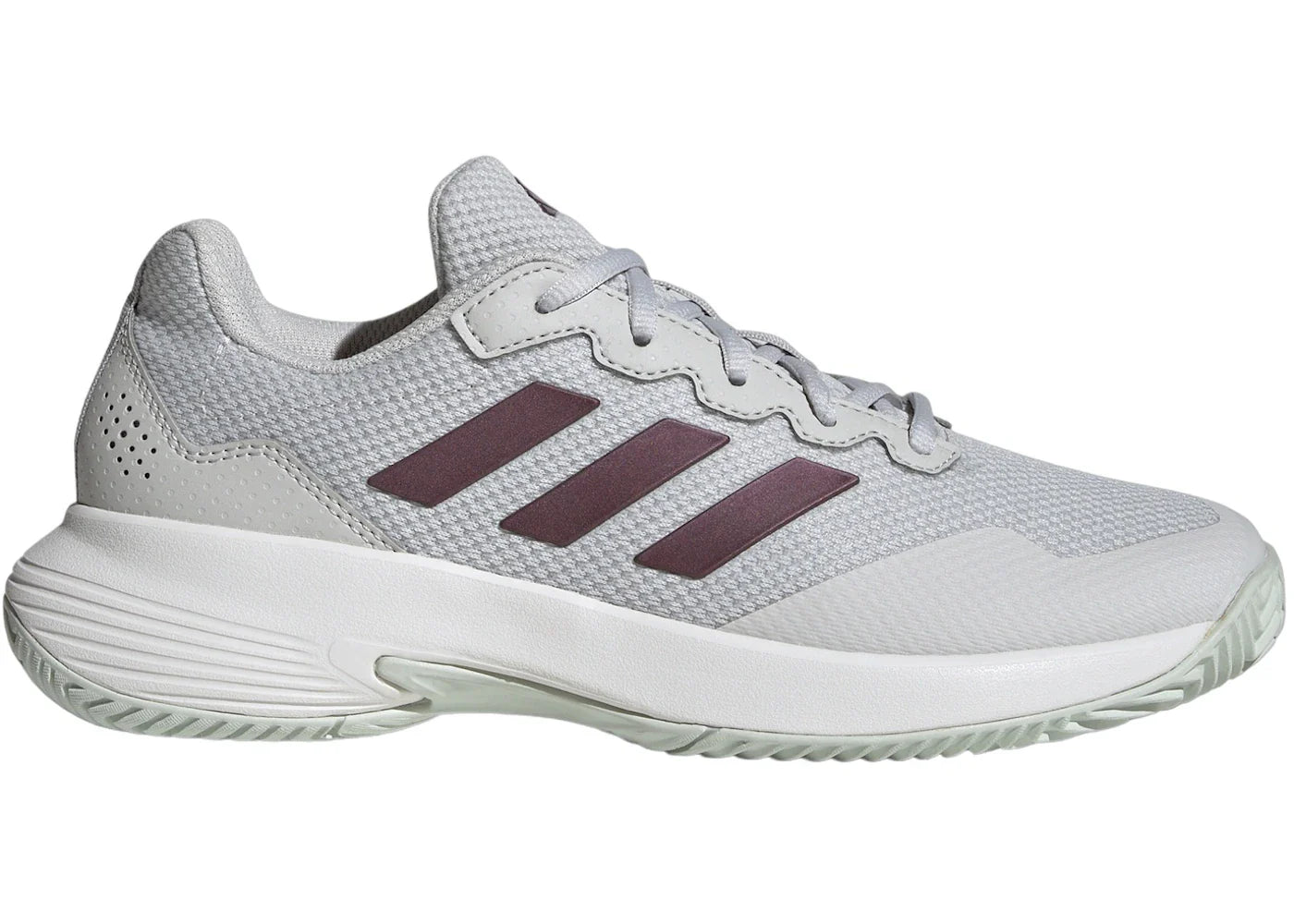 adidas Gamecourt 2.0 Grey Aurora Met. Core White (Women's)