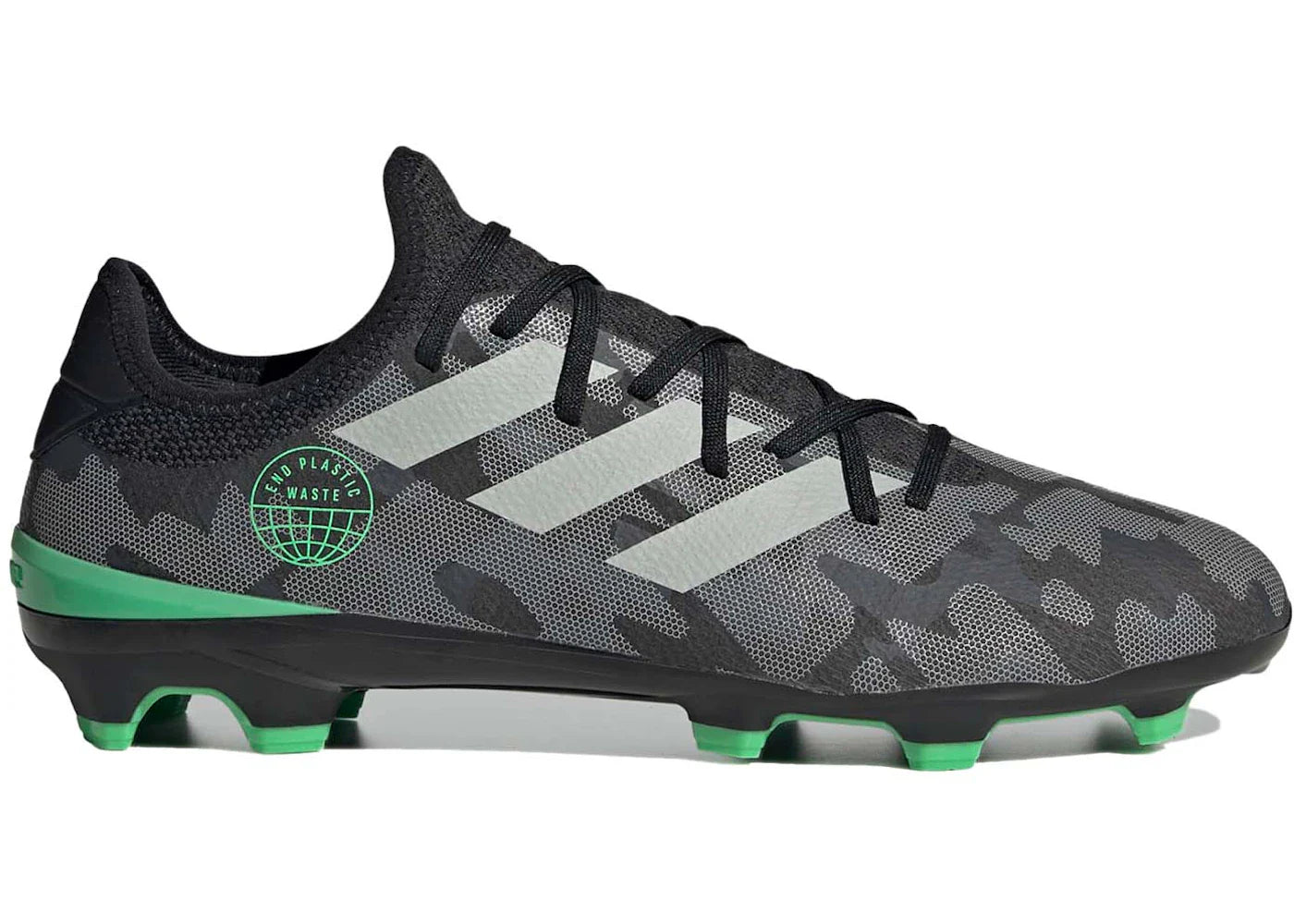 adidas Gamemode Knit FG Black Screaming Green
