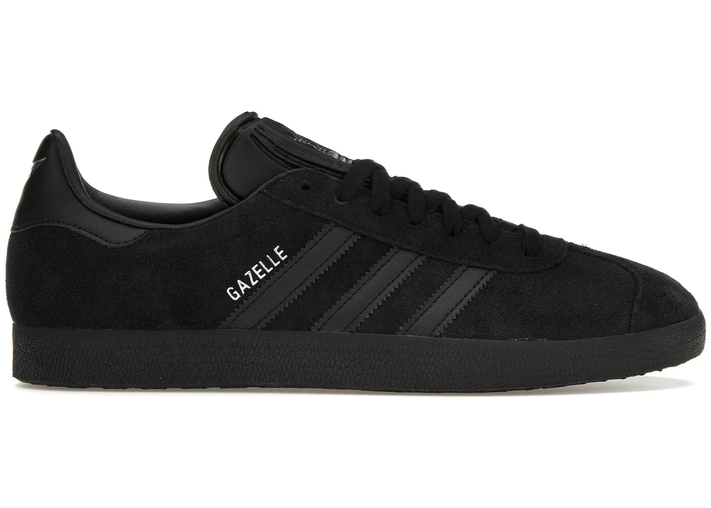 Adidas Gazelle All Black Silver Metallic