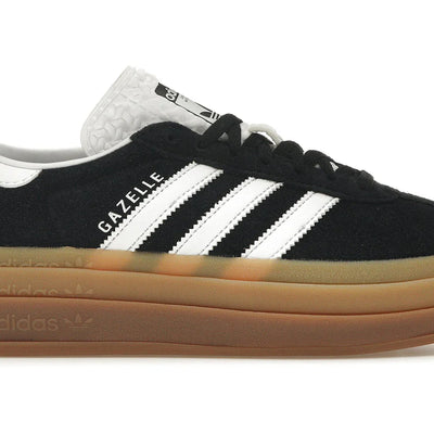 adidas Gazelle Bold Black White Gum (Women's)