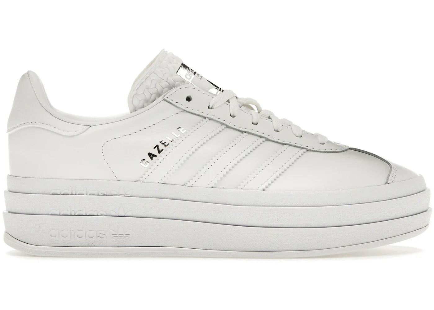 Adidas Gazelle Bold Triple White (Women'S)